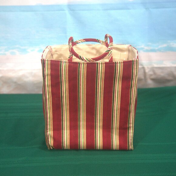 Longaberger 2005 Holiday Stripe Gift / Tote Bag - Picture 4 of 4